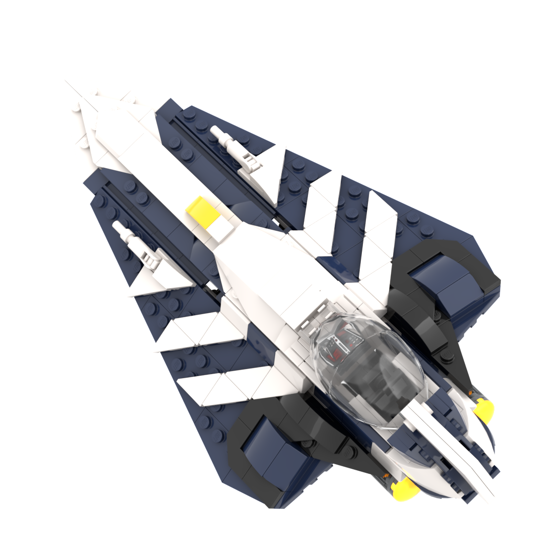 PLO KOON STARFIGHTER - HPBRICKS -