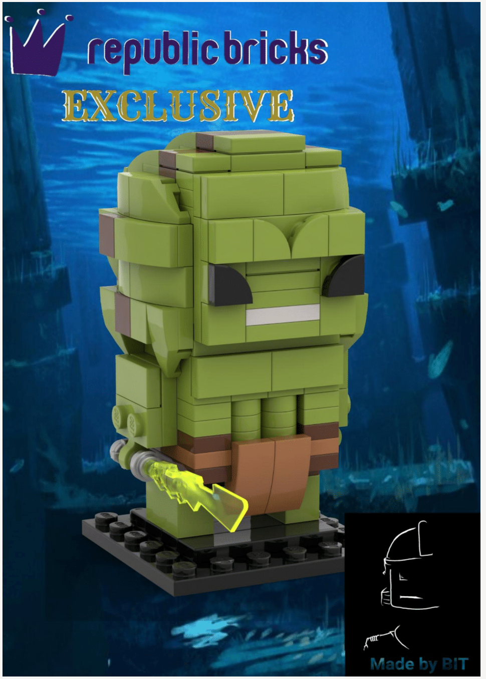 KIT FISTO BRICKHEADZ (READ ITEM DESCRIPTION)