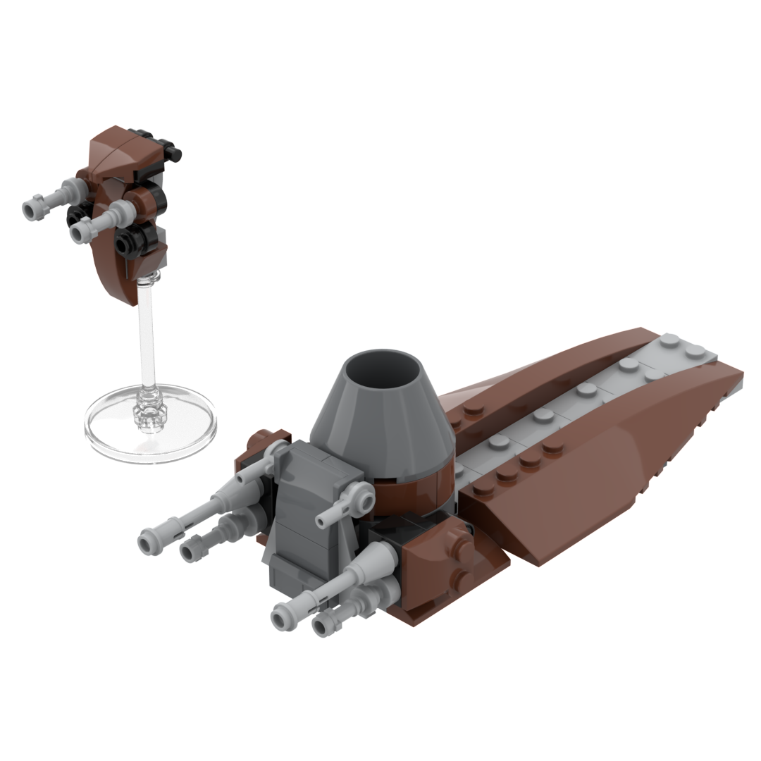 STAP PLUS TRADE FEDERATION CARRIER - HPBRICKS -