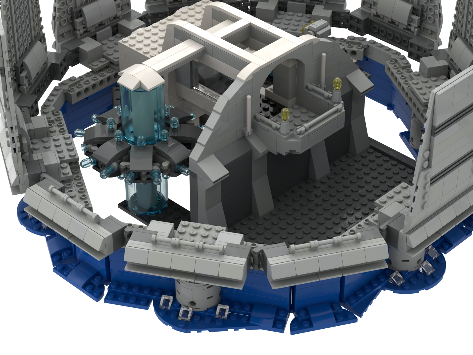 UCS KAMINO FACILITY WITH SLAVE 1 & TRIDENT CLASS ASSAULT SHIP (READ ITEM DESCRIPTION)