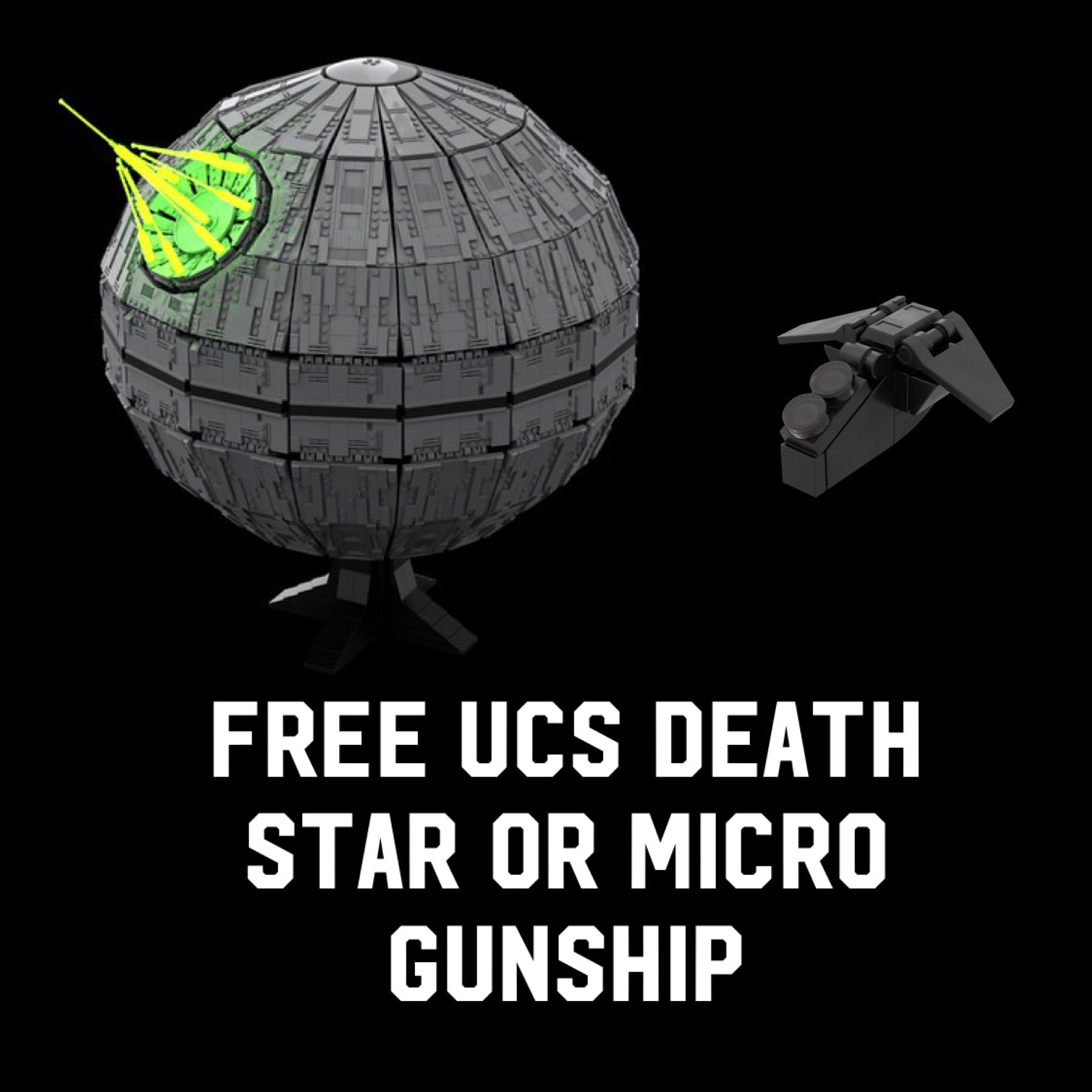 UCS DEATH STAR OR MICRO GUNSHIP