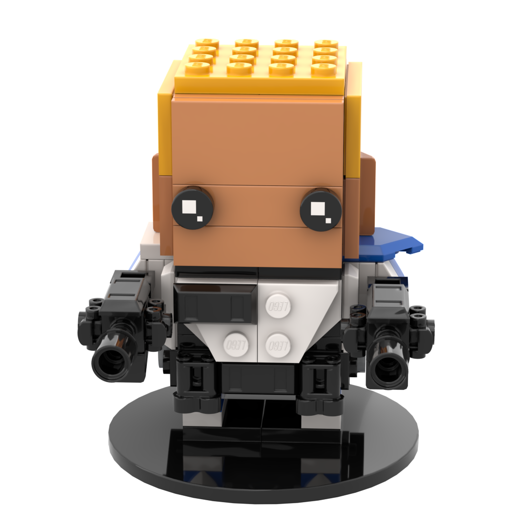 REX HELMETLESS BRICKHEADZ - HPBRICKS -