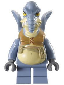Watto - Printed Head, Dark Bluish Gray Hands Item No: sw0325