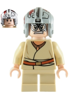 Anakin Skywalker - Short Legs, Light Bluish Gray Helmet Item No: sw0327