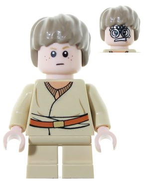 Anakin Skywalker - Short Legs, Short Tousled Hair, Belt with Gold Buckle Item No: sw0349