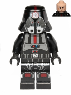 [Minifigure sw0443] Sith Trooper - Black Armor with Printed Legs