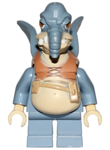 Watto - Printed Head, Tan Hands Item No: sw0649