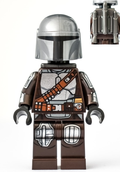 The Mandalorian / Din Djarin / 'Mando' - Silver Beskar Armor, Jet Pack Item No: sw1166