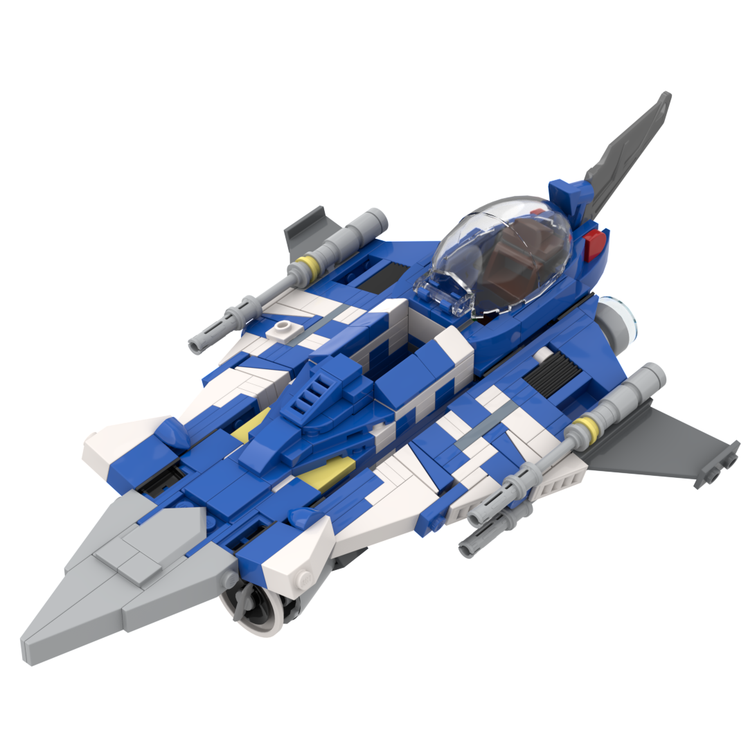AZURE ANGEL "ANAKIN" STARFIGHTER REPUBLICBRICKS