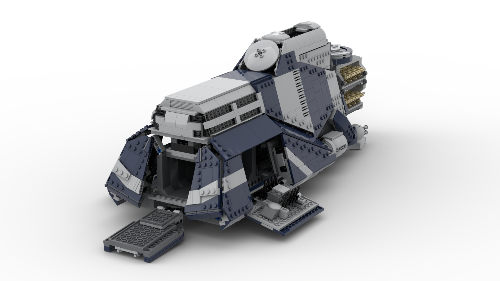 LEGO MOC UCS MTT With Droid Rack - Trade Federation Version by  The_Minikit_Guy