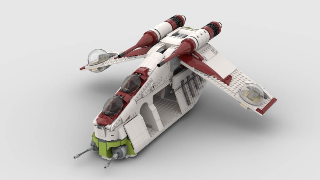 Republic Gunship Rear 13800: REPUBLIC GUNSHIP (CLASSIC)