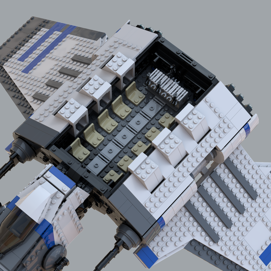 501ST REPUBLIC ATTACK SHUTTLE V1 – REPUBLICBRICKS