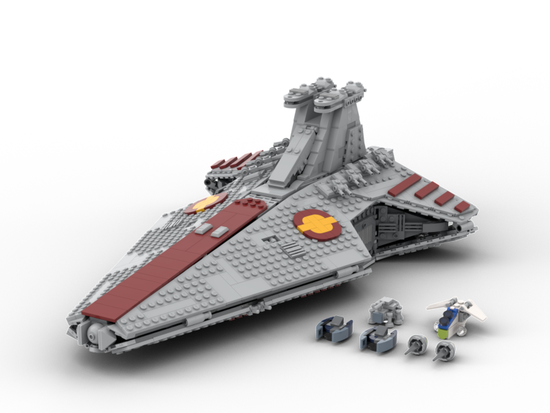 Classic Venator Class Republic Attack Cruiser – Republicbricks