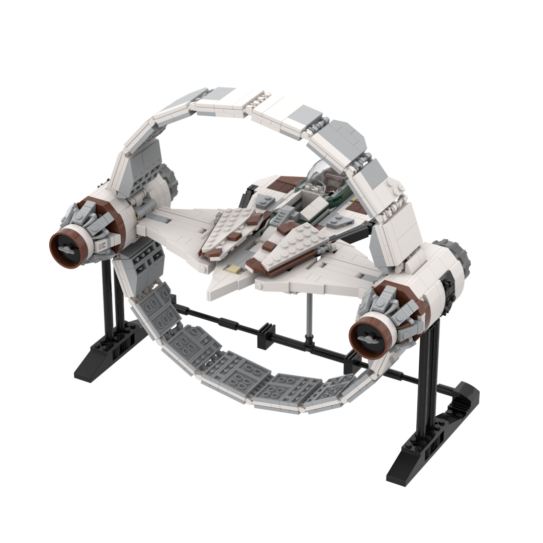 Starfighter with hyperdrive (Mace Windu) REPUBLICBRICKS