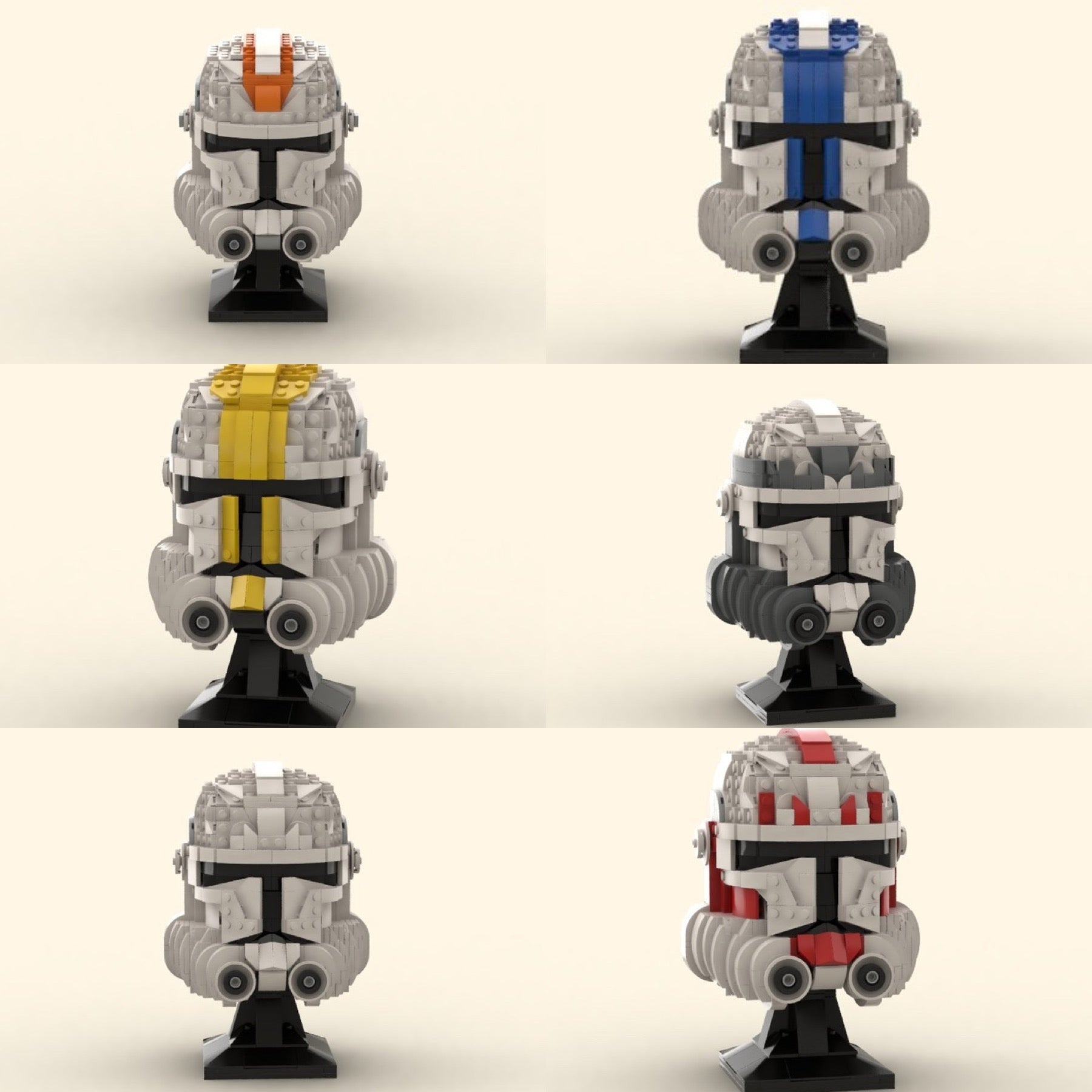P2 HELMET BUST WITH EXPANSION PACKS!