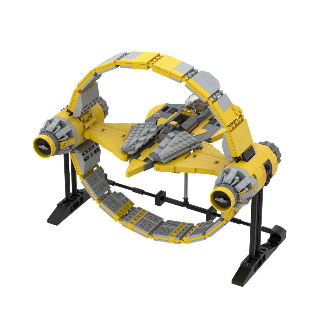 Jedi Starfighter Hyperdrive Ring 14713: JEDI STARFIGHTER WITH RING